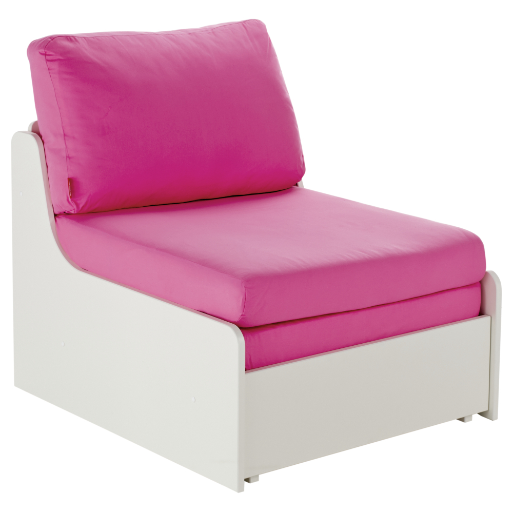 Uno S Chair Bed in Pink