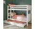 Trundle Tranquility: Stompa Classic Originals White Bunk with Mattress