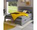 Special Offer: Stompa Classic Kids Grey Low End Double Bed + Drawers & Including a Half Price Mattress - view 1