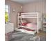 Sleepover Solutions: Stompa Classic Originals White Bunk Bed with Trundle Drawe
