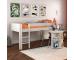 Classic Kids Mid Sleeper + Pull Out Desk Standard UK Single Size - view 3