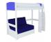 Uno S Highsleeper incl. Sofa Bed in Blue - Blue Headboards - view 2