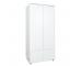 Uno S Tall Wardrobe White - incl. Small White Doors - view 1