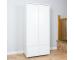 Uno S Tall Wardrobe White - incl. Small White Doors - view 2