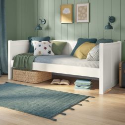 Classic White Daybed Lifestyle Angled Zoomed