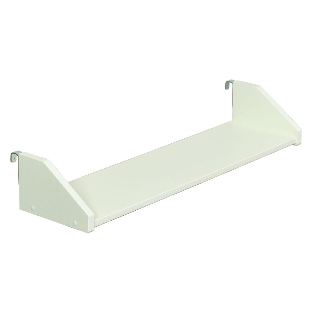 Uno White Large Clip on Shelf Cut Out